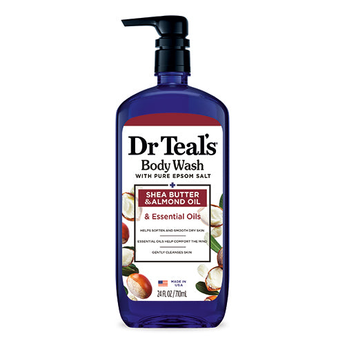 Dr Teal's Shea Butter & Almond Oil Body Wash with Essential Oils - 710ml - Perfect Trust Beauty