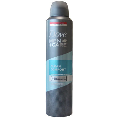 Dove 48Hrs Men+Care Body Spray Clean Comfort 250Ml - Perfect Trust Beauty