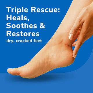 Dr Scholl's Dry, Cracked Foot Repair Ultra-Hydrating Foot Cream Moisturizer, 3.5 oz