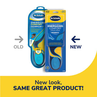 Dr. Scholl's Energizing Comfort Mass Gel Men sizes 8-14, Trim to fit