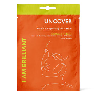 Uncover I am Brilliant Vitamin C Brightening Sheet Mask 25G in Nigeria 