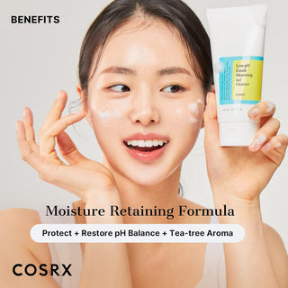 COSRX Low pH Good Morning Gel Face Cleanser, BHA Face Wash, Daily Mild Face Cleanser for Sensitive Skin, PH Balancing, Korean Skin Care, Korean Face Wash 150ml