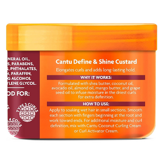 Buy Original Cantu Define & Shine Custard with Shea Butter for Natural Hair, 12 oz at Perfect Trust Beauty in Nigeria | Affordable Cantu Define & Shine Custard with Shea Butter for Natural Hair, 12 oz