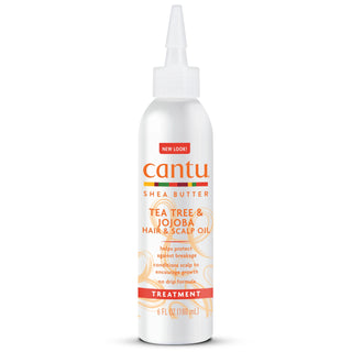 Cantu Shea Butter Tea Tree & Jojoba Hair & Scalp Oil, 6 Fluid Ounce