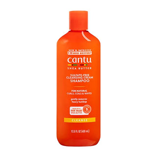 Cantu Sulfate-Free Cleansing Cream Shampoo with Shea Butter for Natural Hair, 13.5 oz