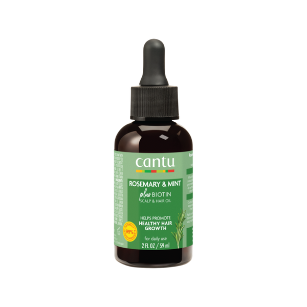Cantu Strengthening Biotin-Infused Hair & Scalp Oil with Rosemary and Mint (59ml) - Perfect Trust Beauty