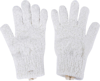 CleanLogic Exfoliating Bath and Shower Gloves, certified organic, 1 pair. Made from organic cotton and soy-based foam, these eco-friendly gloves gently remove dead skin cells, leaving your skin smooth and radiant after every shower