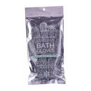 Clean Logic Detox Charcoal Exfoliating Bath Glove,