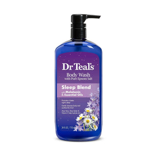 DR TEAL'S SLEEP BLEND BODY WASH WITH MELATONIN &amp; ESSENTIAL OILS - 24oz Perfect Trust Beauty