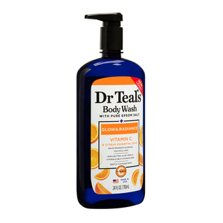 Dr Teal's Glow Radiance Body Wash With Vitamin C & Citrus Essential Oils, 710ml