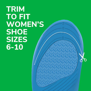 Dr. Scholl’s Sport Insoles - Superior Shock Absorption and Arch Support to Reduce Muscle Fatigue and Stress on Lower Body Joints for Men