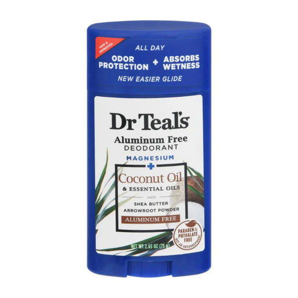 Dr Teal's Aluminum Free Deodorant with Coconut Oil 2.65 oz - Perfect Trust Beauty