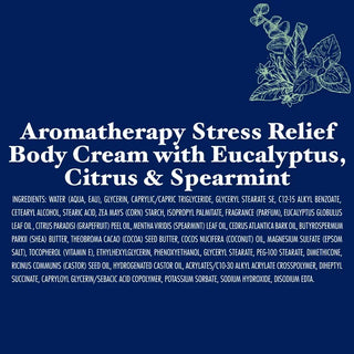 Dr Teal’s Aromatherapy Stress Relief Body Cream with Eucalyptus & Citrus, 236ml