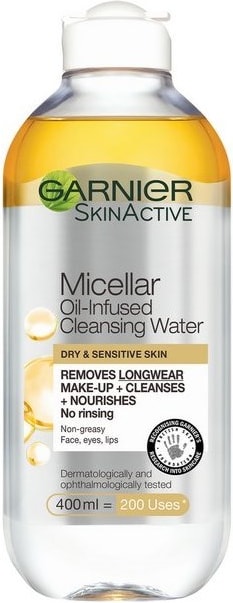 Garnier Micellar Cleansing Water, Oil-Infused, 400ml