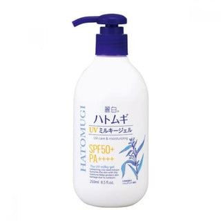 Hatomugi The Uv And Moisturizing Milky Gel Spf 50+ Pa++++ 250Ml