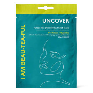 Uncover I am Beautiful Detoxifying Green Tea Sheet Mask 25G