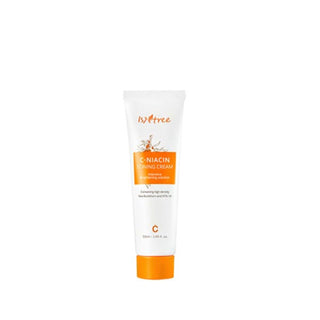 "Isntree C-Niacin Toning Cream 50ml for brightening and moisturizing skin.