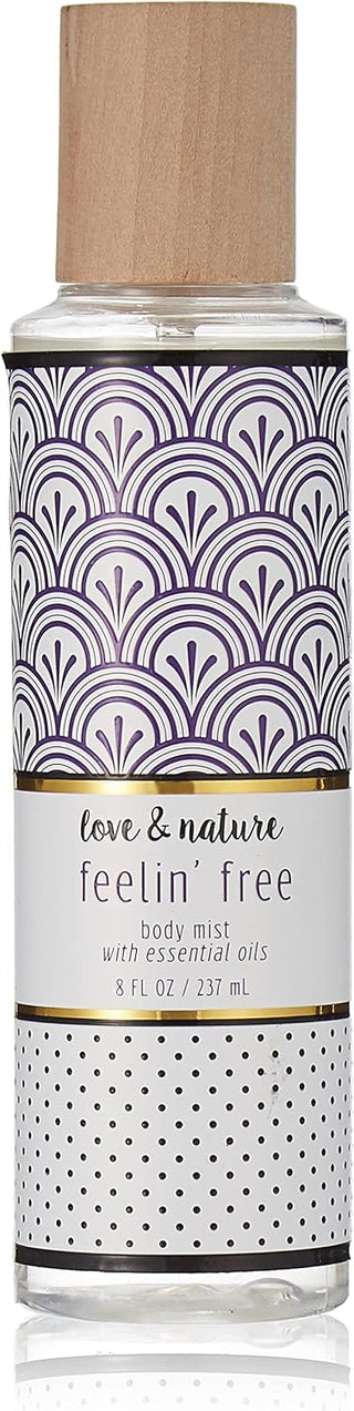 LOVE & NATURE Feelin Free Body Mist For Unisex, 237 ML