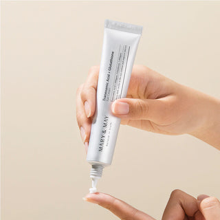 Mary&May Tranexamic Acid + Glutathione Eye Cream - Powerful Antioxidant, Reduces Dark Circles in the Eye 30ml