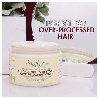 This 312g leave-in conditioner from SheaMoisture is specifically formulated with pure Jamaican Black Castor Oil to restore health to damaged and over-processed hair. It deeply softens and detangles, making hair more manageable while helping to control frizz.