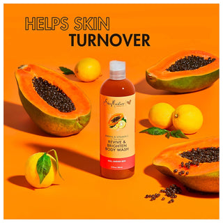 Shea Moisture Papaya and Vitamin C Body Wash is a 384 ml hydrating body wash designed to exfoliate and brighten dull skin. 