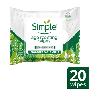 Simple Age Resisting Wipes 20Pcs