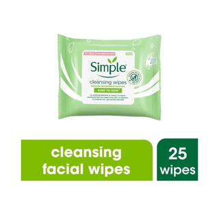 Simple Cleansing Facial Wipes 25Pcs