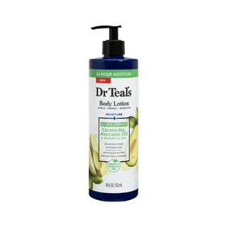 Dr Teal's Body Lotion, Glow & Hydrate Ceramides & Avocado Oil, 523ml