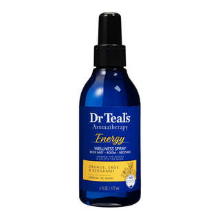 Dr Teal's Aromatherapy Energy Body & Room Spray with Orange, Sage, and Bergamot - 177ml