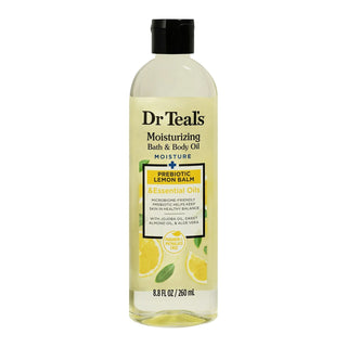 Dr Teal's Prebiotic Lemon Balm Moisturizing Bath & Body Oil 260ml