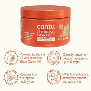Cantu Ultra Moisture Batana Oil & JBCO Nourishing Curl Cream 283ml