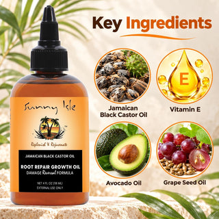 Sunny Isle Jamaican Black Castor Root Repair Growth Oil 118ml