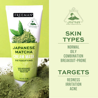 Freeman Japanese Detoxifying Matcha Cream Mask 175ml
