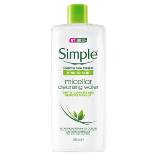 Simple Micellar Kind tSkin Hydrating Cleansing Water, 400Ml