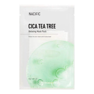 Nacific Cica Tea Tree Relaxing Mask Pack 10pcs 30ml