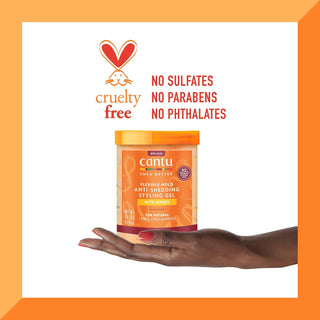 Cantu Shea Butter Flexible Hold Anti-shedding Styling Gel With  Honey, 524g