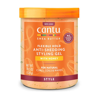 Cantu flexible hold anti-shedding styling gel with honey, 524g