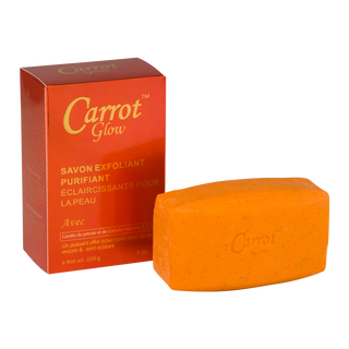 Carrot Glow Exfoliating Purifying Skin Lightening Soap, 200g