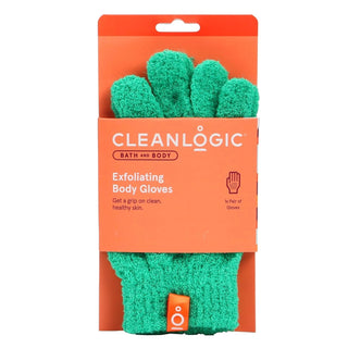 Cleanlogic Bath & Body Exfoliating Gloves
