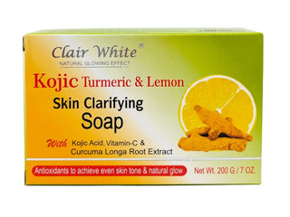 Clair White Kojic Tumeric & Lemon Skin Clarifying Soap, 200g