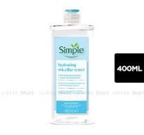 SIMPLE MICELLAR SOOTHES CLNS WATER 400ml