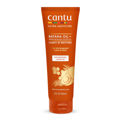 Cantu Ultra Moisture Batana Oil & JBCO Nourishing Leave-In 236ml