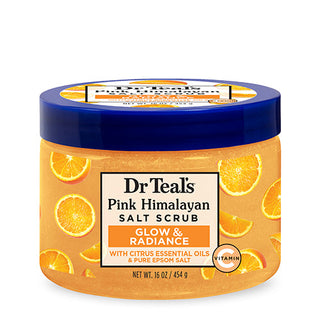 Dr Teal's Salt Body Scrub Glow & Radiance 454ml