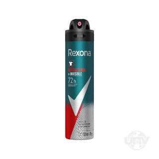 Rexona Men Antibacterial + Invisible 72H Deodorant Spray 200ml (Pack of 2)