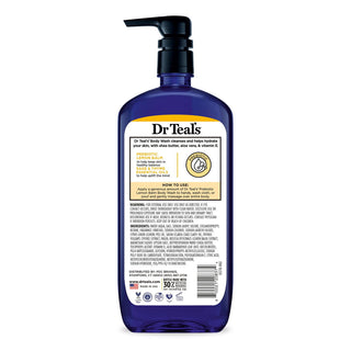 Dr Teal's Body Wash with Pure Epsom Salt, with Prebiotic Lemon Balm & Sage, 710ml