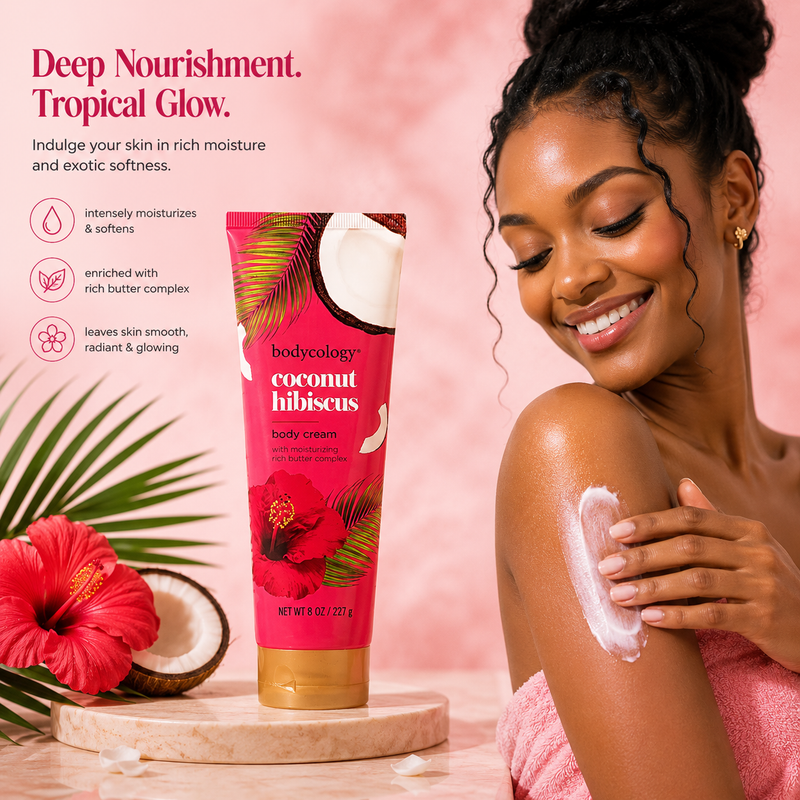 Bodycology Body Cream Coconut & Hibiscus 227ml