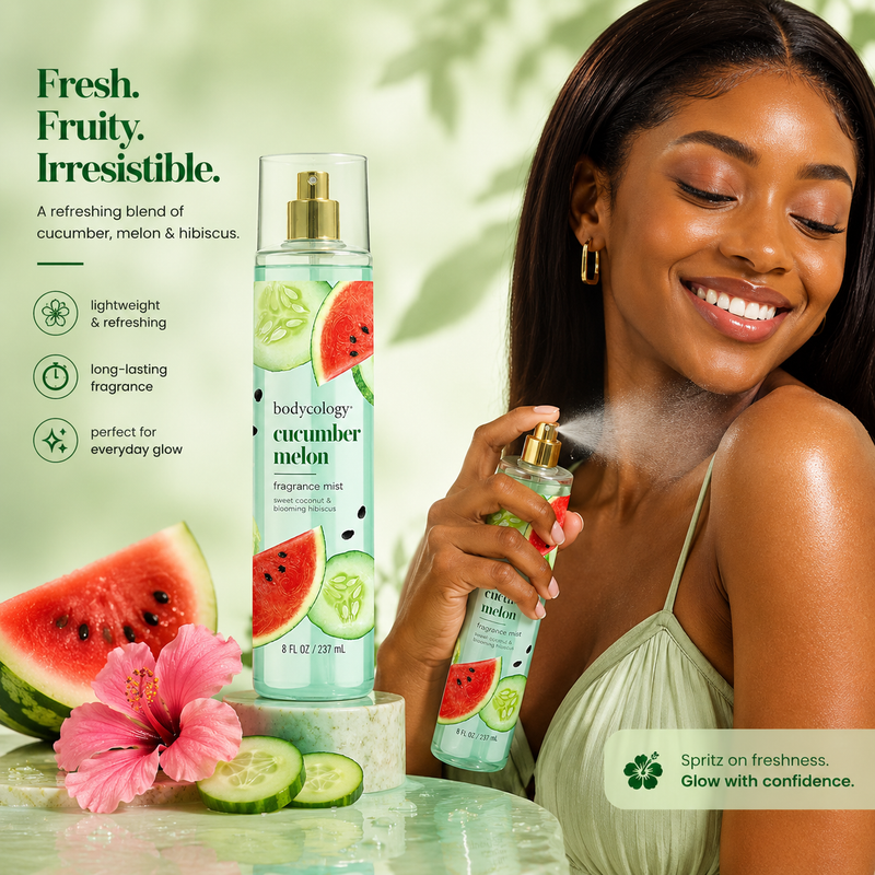 Bodycology Body Mist Cucumber Melon Body 237ml