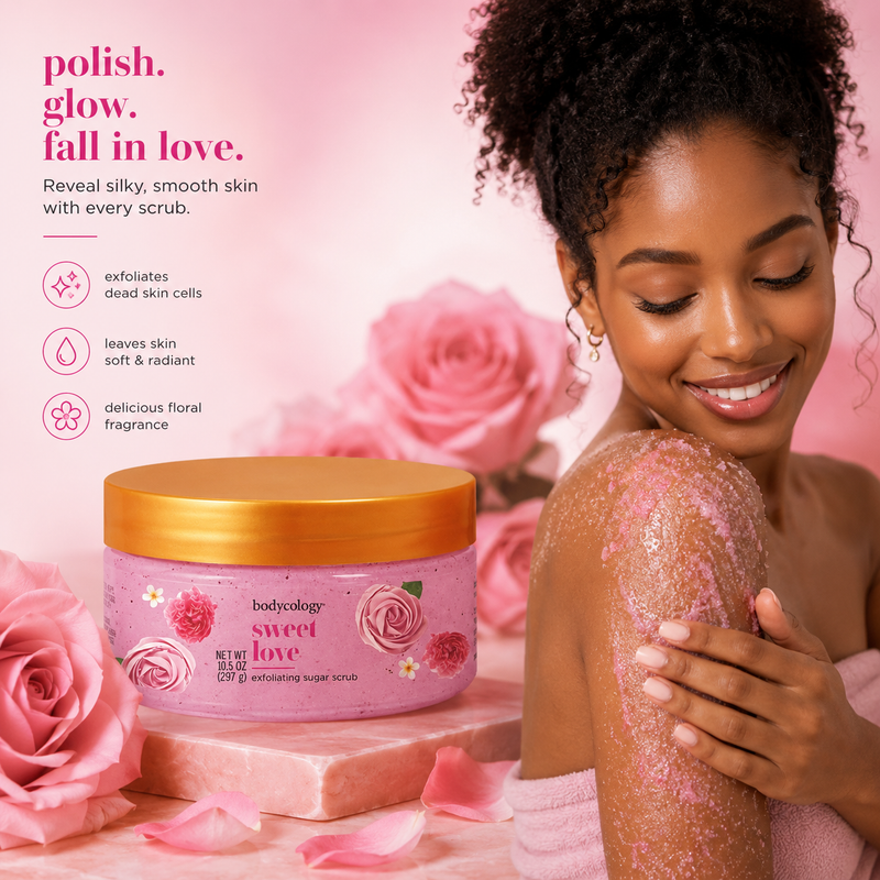 Bodycology Exfoliating Sugar Scrub Sweet Love 297ml